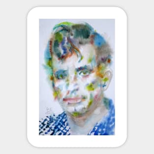 JACK KEROUAC watercolor portrait .2 Sticker